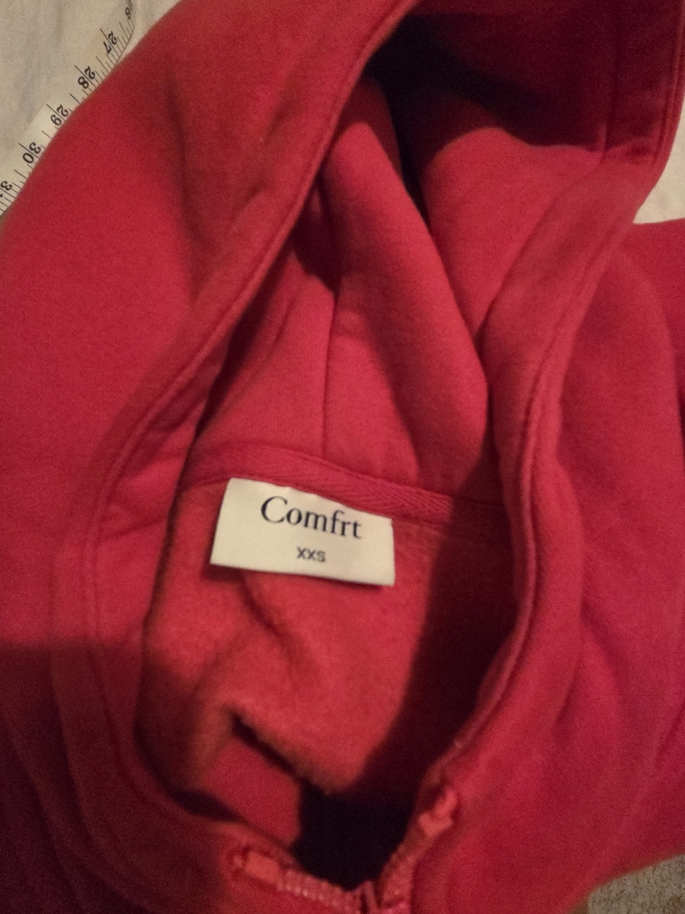 Comfrt Cloud Zip-up Hoodie Crimson (bottoms in separate listing,can bundle) - Picture 4 of 5